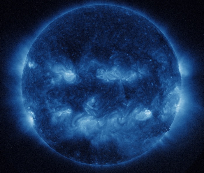 A Halloween-Themed Sun Captured By NASA - RankRed