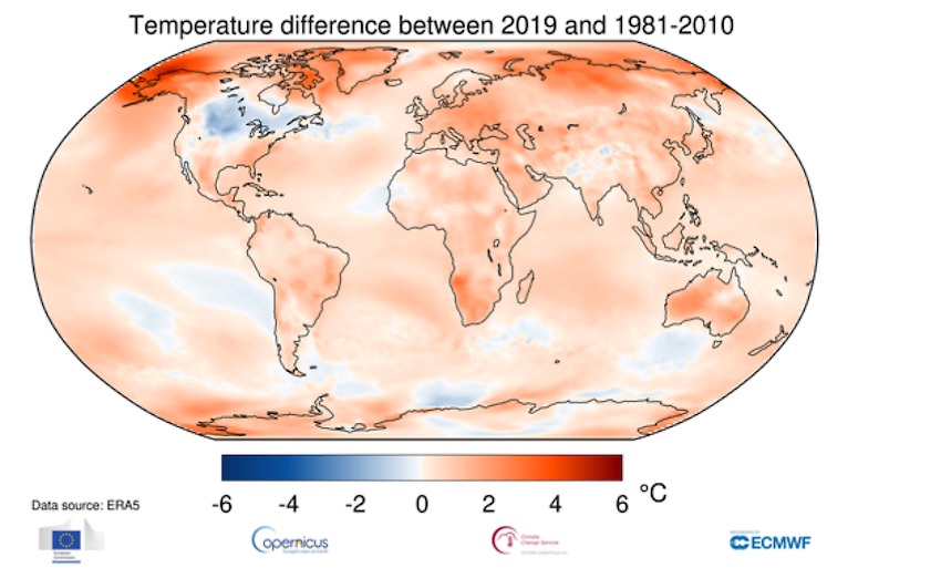 2019 Was The Second Warmest Year On Earth - RankRed